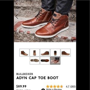 bullboxer cap toe boot